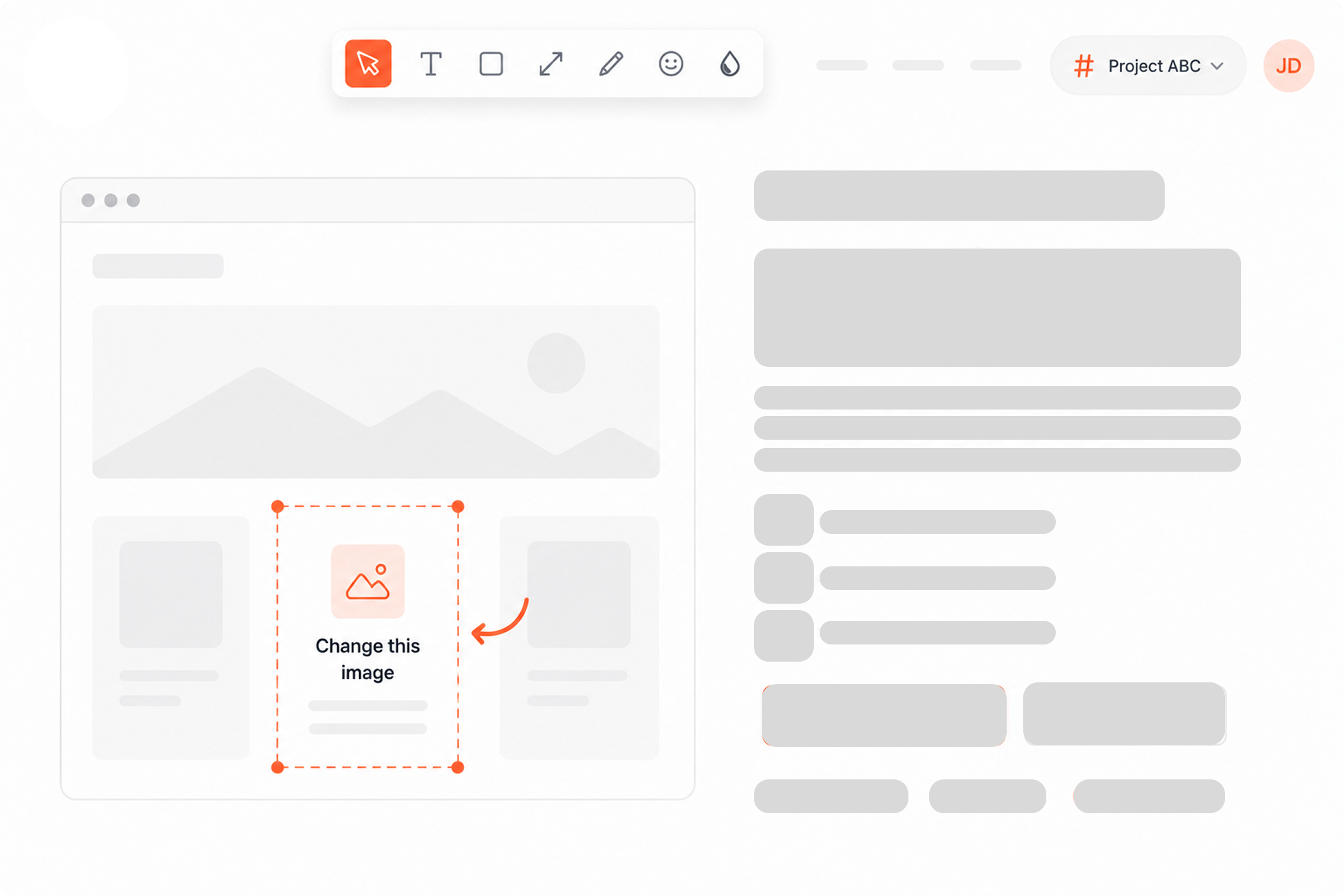Pinning feedback on a live website